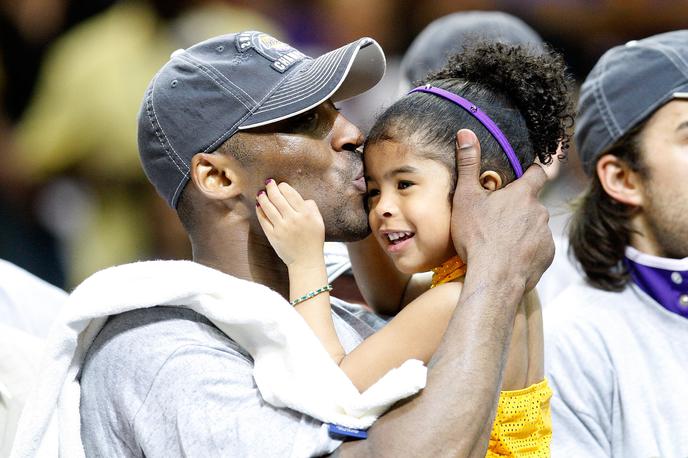 Kobe Bryant, Gianna Bryant | Kobe s hčerko Gianno, oba sta tragično umrla v nedeljo v helikopterski nesreči. | Foto Getty Images