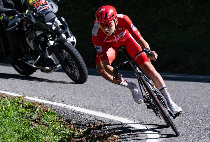 Pogi je uprizoril noro vožnjo v 4. etapi Vuelte. | Foto: Toni Baixauli; Cxcling/Vuelta