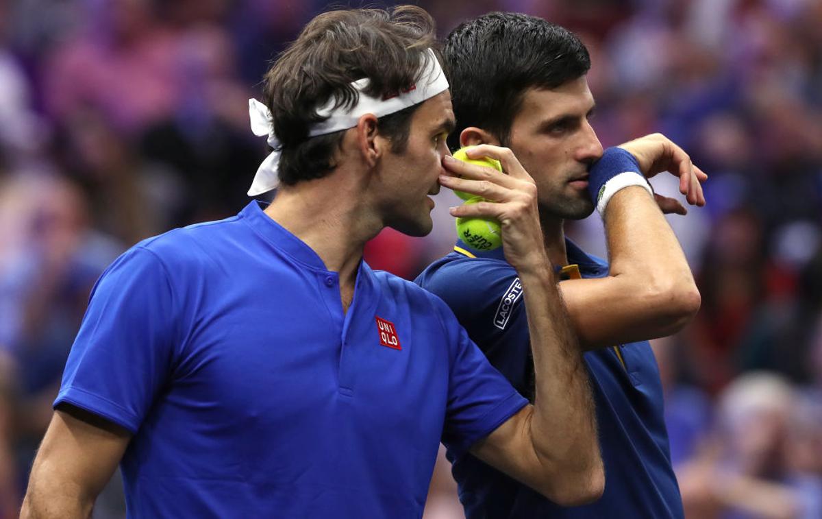 Roger Federer, Novak Đoković | Foto Gulliver/Getty Images