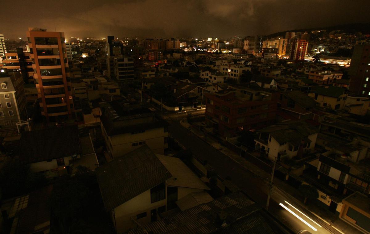 Ekvador | Po treh urah so obnovili 95 odstotkov oskrbe z električno energijo. | Foto Milva Gauto/X