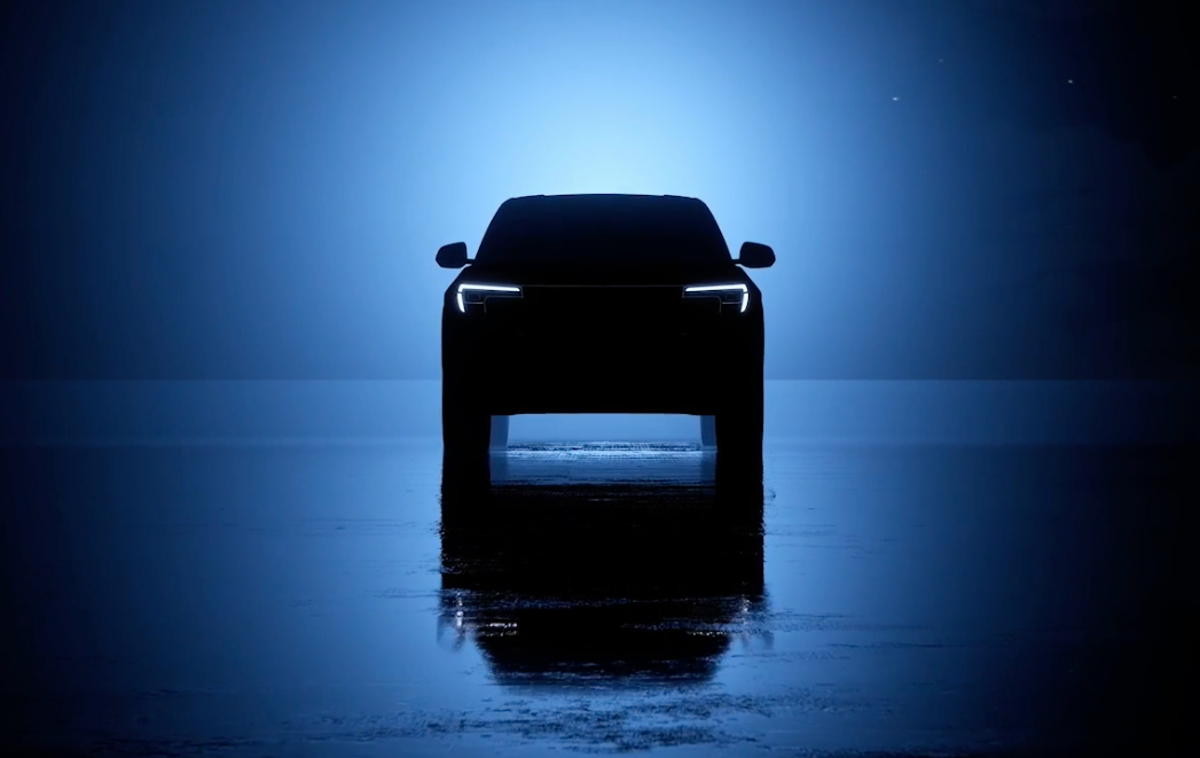 Ford elektrika | Skrivnostna napoved novega Fordovega električnega avtomobila, ki ga bodo v Nemčiji začeli izdelovati prihodnje leto.  | Foto Ford
