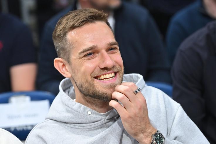 Timi Max Elšnik Timi Max Elšnik je skoraj v celoti lahko opravil četrtkov trening. | Foto: Guliverimage