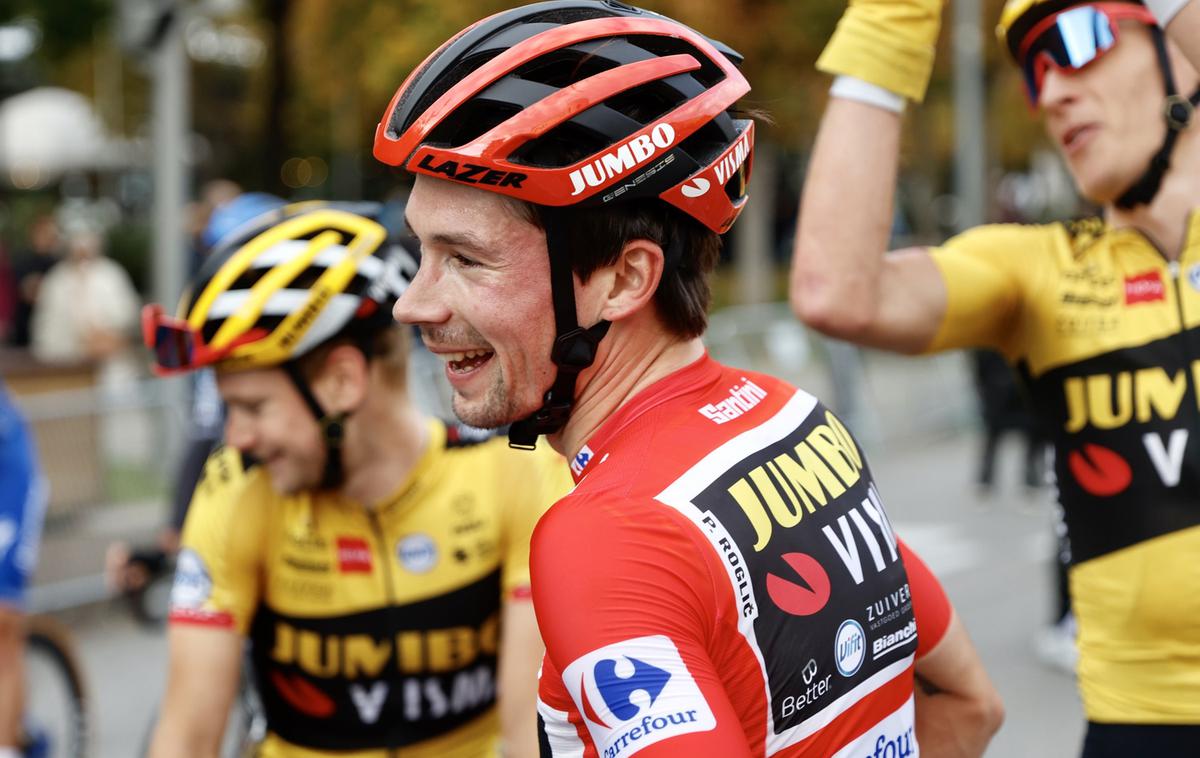 Primož Roglič Vuelta 2020 | Primož Roglič se je leta 2019 veselil zgodovinske zmage na Vuelti, ki jo je v nadaljevanju osvojil še dvakrat. | Foto Unipublic/Photogomez Sport