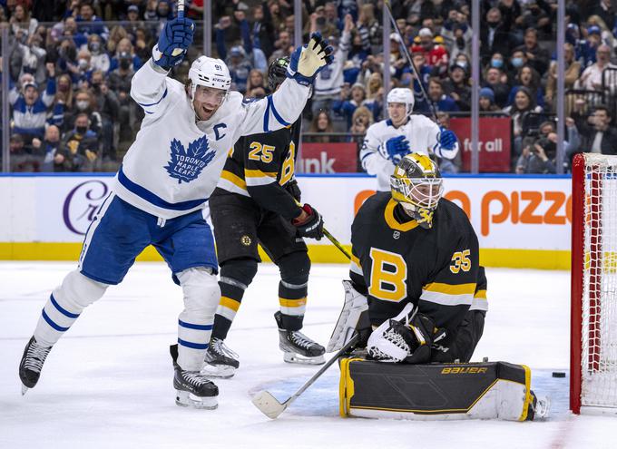 Toronto Maple Leafs so zmagali petič zapored, kapetan Auston Matthews je k zmagi prispeval dva gola. | Foto: Guliverimage/Vladimir Fedorenko