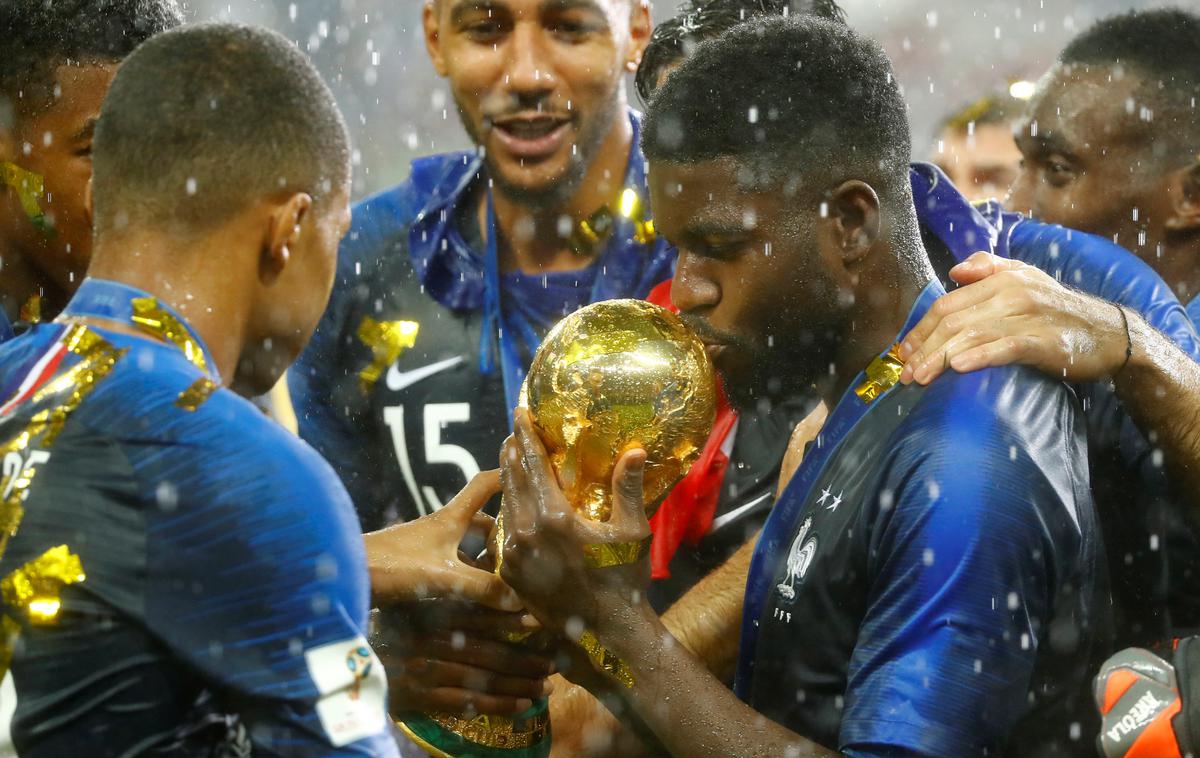 Hrvaška Francija nogomet | Francija je v finalu SP 2018 premagala Hrvaško s 4:2. | Foto Reuters