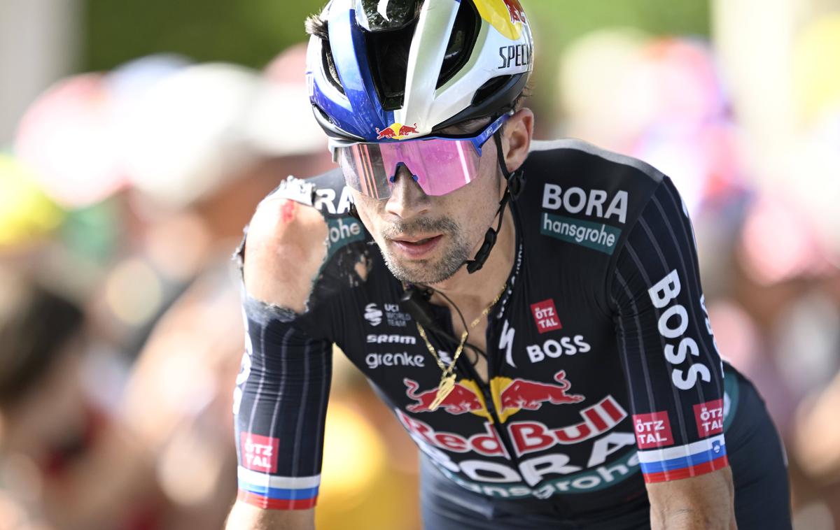 Primož Roglič | Primož Roglič je moral zaradi padca predčasno končati Tour de France. | Foto Guliverimage