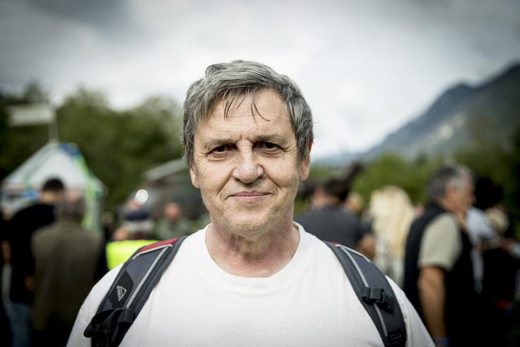 Marko Bradač, vnuk kleparja Antona Belca, ki je izdelal Aljažev stolp. | Foto: Ana Kovač