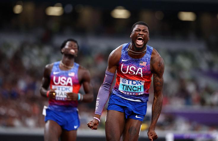 Cordell Tinch je v finalu na visokih ovirah potrdil status največjega favorita. | Foto: Reuters
