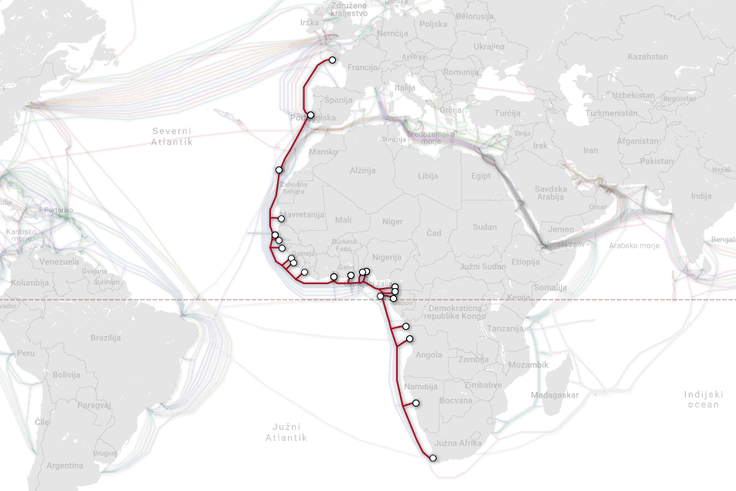 Podmorski kabel | Foto: TeleGeography