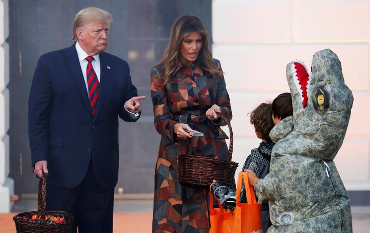 Noč čarovnic v beli hiši | Foto: Reuters