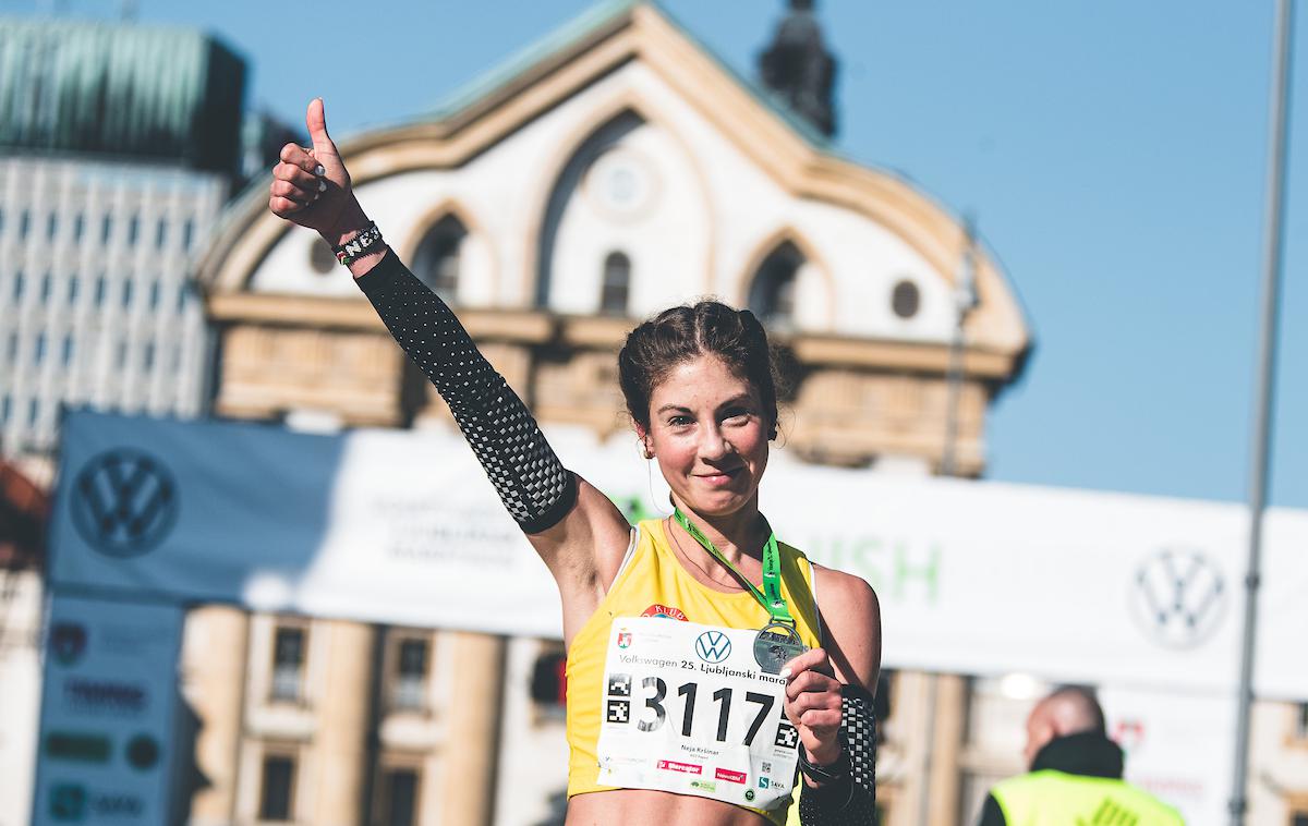 Neja Kršinar 25. Ljubljanski maraton | Neja Kršinar je bila osma na 39. maratonu na Dunaju. | Foto Grega Valančič/Sportida