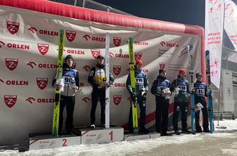 Enej Faletič zmagovalec Alpskega pokala, na stopničkah tudi Terbovšek in Košnjek