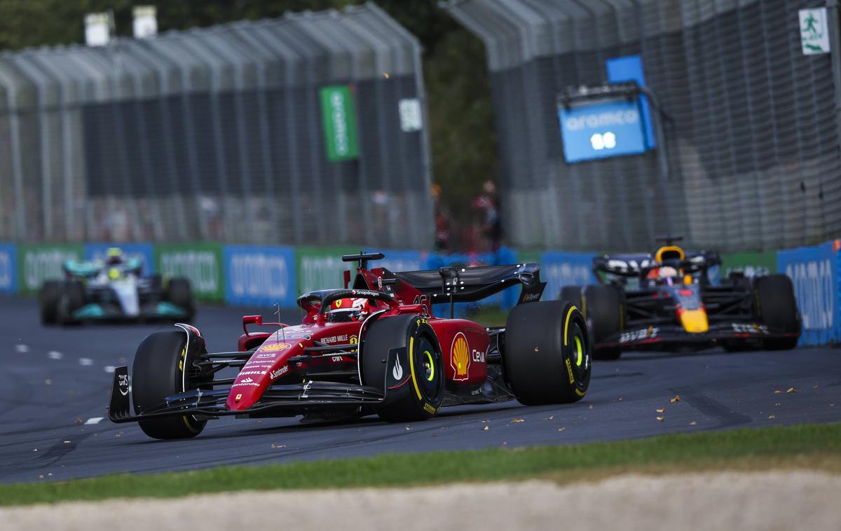 Melbourne Leclerc Verstappen | Charles Leclerc je vodil od starta do cilja. | Foto Guliver Image