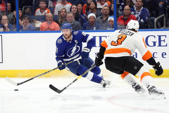 Steven Stamkos in soigralci Toronta so po podaljšku strli Philadelphio in potrdili prvo mesto. | Foto: Reuters