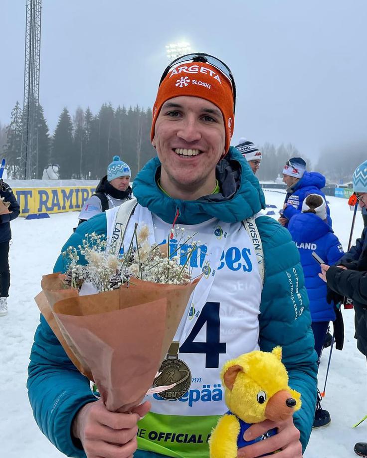 "Mislim, da sem kar dobro opravil in izpolnil svoja pričakovanja." | Foto: SloSki biatlon