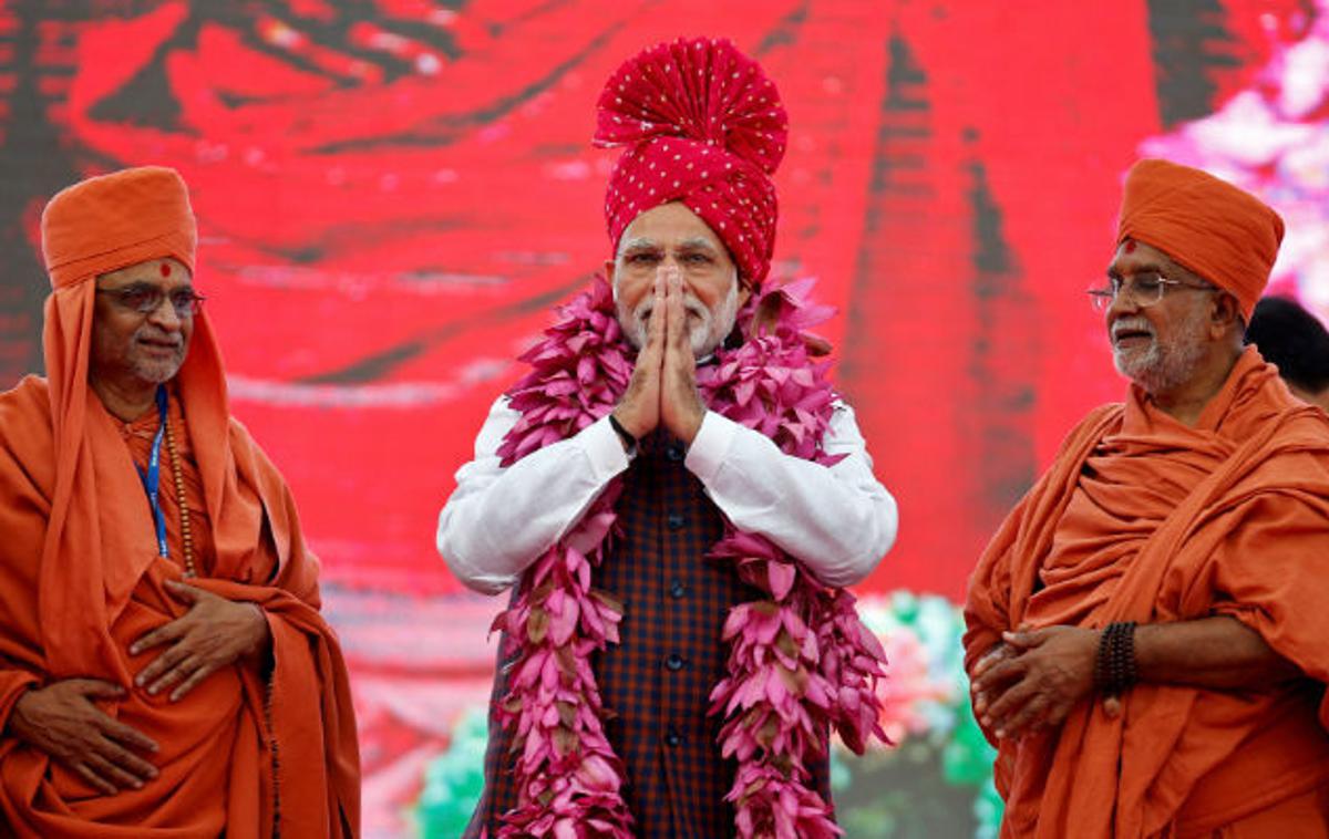 Narendra Modi | V stranki BJP, ki jo vodi indijski premier Narendra Modi, številni zagovarjajo črtanje imena Indija iz ustave.  | Foto Guliverimage