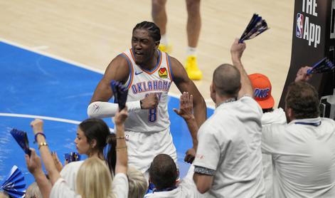 Oklahoma City Thunder do prve zaključne žoge, težave Haliburtona