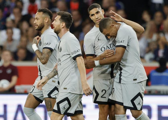 S stoodstotnim izkupičkom v domačem prvenstvu in veliko večjem številu doseženih zadetkov se lahko pohvali bogati PSG, a se je njegova mreža v tej sezoni za razliko od Olimpije zatresla že trikrat. | Foto: Reuters