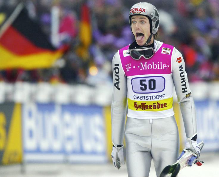 Nemec Sven Hannawald je v sezoni 2001/2002 zmagal na vseh štirih prizoriščih novoletne turneje. Za zdaj je edini s tem dosežkom. | Foto: Getty Images