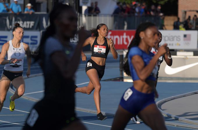 Na ameriškem državnem prvenstvu je v teku na 400 metrov pretekli konec tedna zasedla šesto mesto. | Foto: Reuters