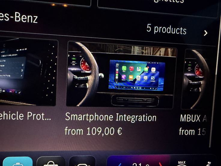 Podpora vmesniku kot je CarPlay stane 109 evrov. | Foto: Gregor Pavšič