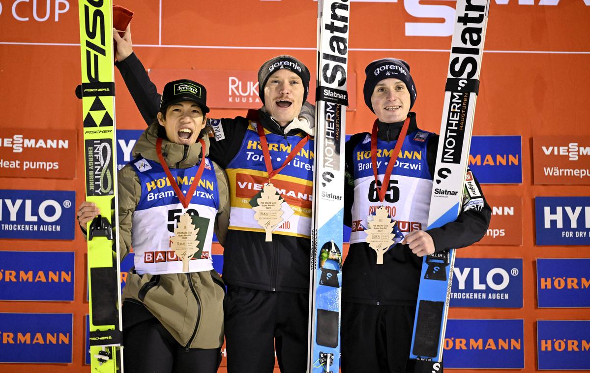 Anže Lanišek, Domen Prevc | Anže Lanišek je vodilni skakalec zime, Domen Prevc je drugi. | Foto Guliverimage