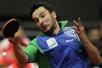 Tokič izgubil mesto na lestvici ITTF