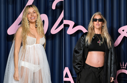 Kar dve zvezdnici pred fotografi pokazali nosečniška trebuščka