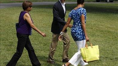 Michelle Obama oblečena v znamko Gap za 21 evrov