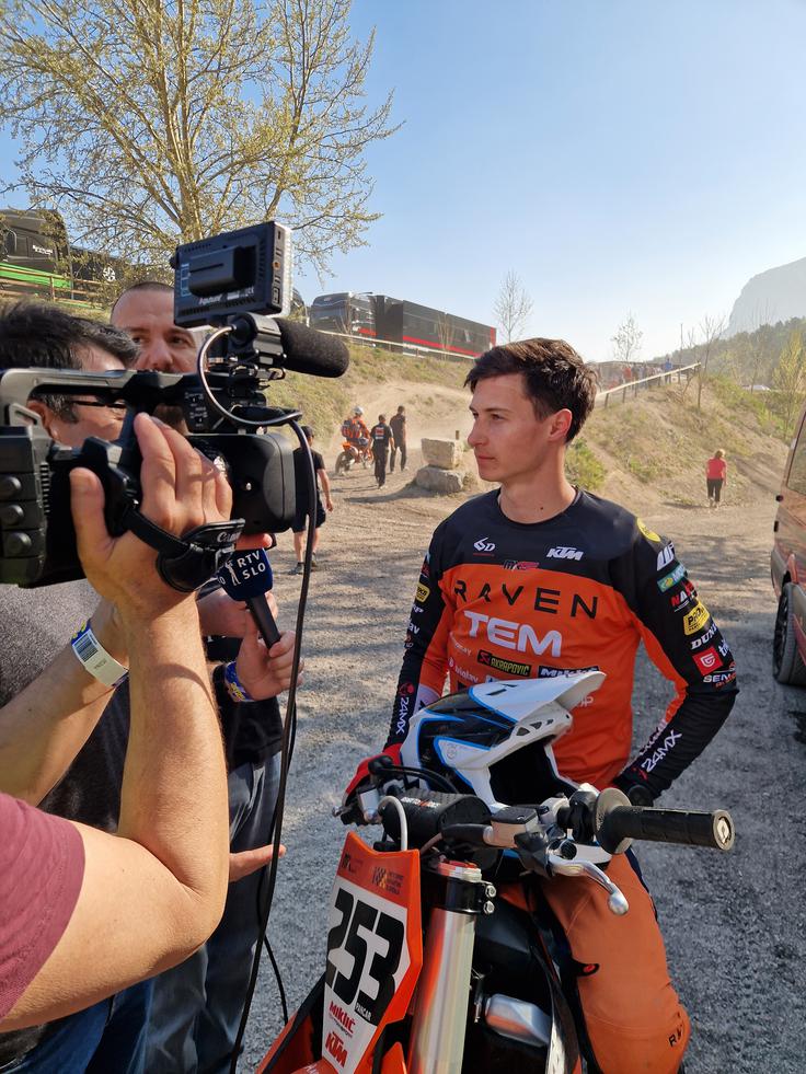 Arco Tim Gajser Jan Pancar v pogovoru s slovenskimi novinarji | Foto: Matej Podgoršek