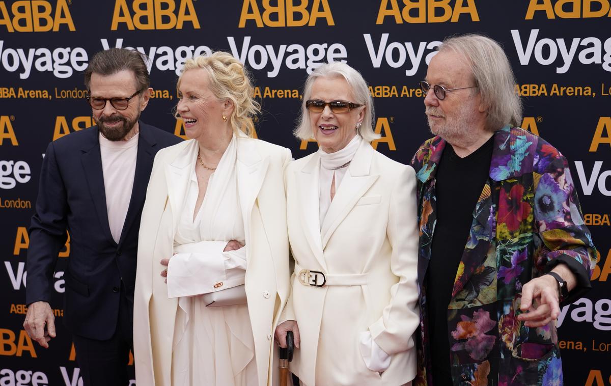 ABBA | Člani skupine ABBA maja lani: z leve proti desni Björn Ulvaeus, Agnetha Fältskog, Anni-Frid Lyngstad in Benny Andersson | Foto Guliverimage