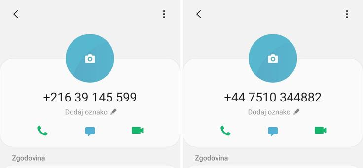 Tokrat so slovenski uporabniki mobilnih telefonov tarča napadalcev, ki uporabljajo mobilne britanske in tunizijske številke, a so do zdaj tovrstni poskusi prihajali tudi s številk raznih afriških, azijskih in tihooceanskih držav. | Foto: 