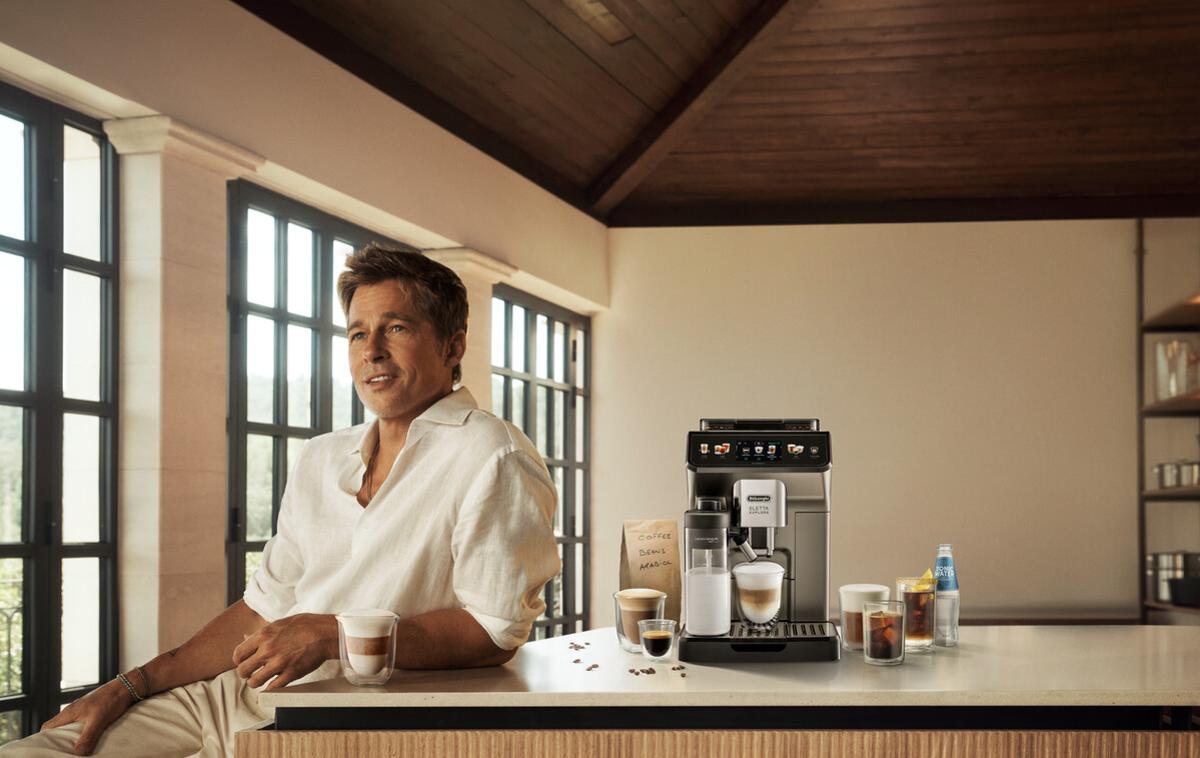 Brad Pitt in DeLonghi | Foto DeLonghi