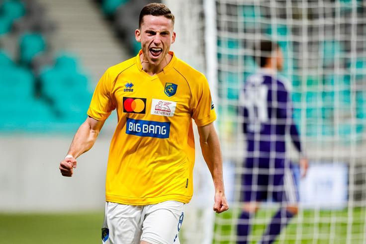 Sandi Nuhanović je popeljal Bravo v vodstvo proti Mariboru. | Foto: Aleš Fevžer