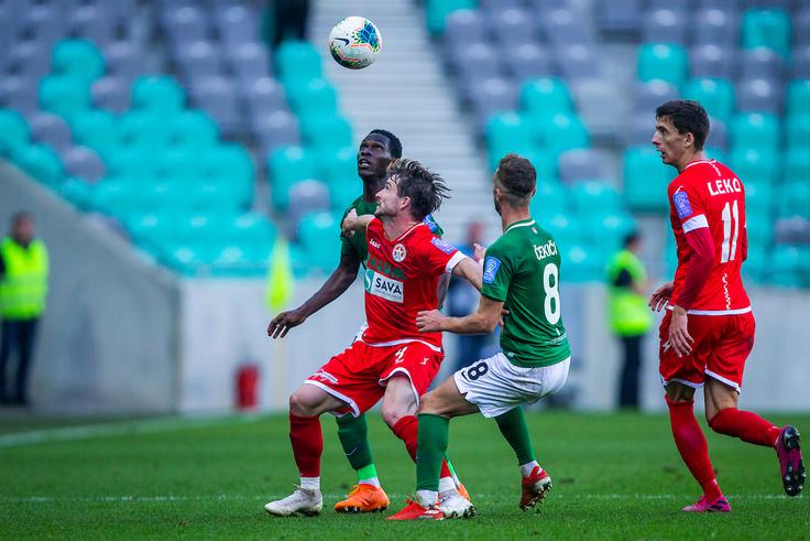 Olimpija je še 13. v nizu v Stožicah premagala Aluminij. | Foto: Siniša Kanižaj/Sportida