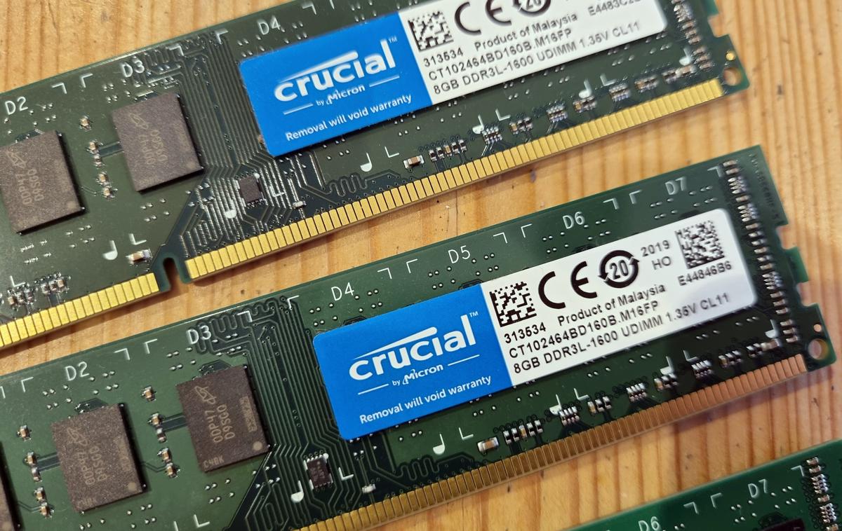 Micron, SSD, RAM | Blagovna znamka Crucial je obstajala od leta 1996. | Foto Shutterstock