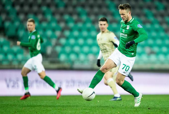 Odkar se je vrnil, je Antonio Delamea Mlinar zaigral na vseh treh tekmah Olimpije. | Foto: Vid Ponikvar