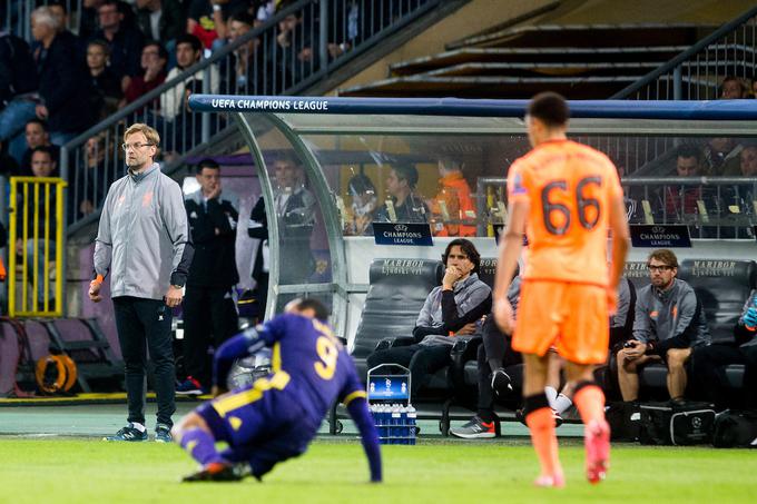 Jeseni je Liverpool s Kloppom in Buvačem na klopi gostoval v Ljudskem vrtu. Liverpool je napolnil mrežo Maribora s 7:0. | Foto: Urban Urbanc/Sportida