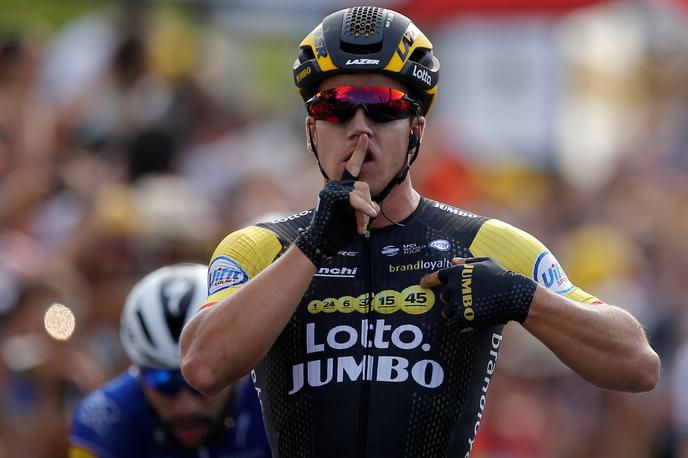 Dylan Groenewegen Tour | Dylan Groenewegen e zmagovalec prve etape kolesarske dirke svetovne serije Pariz-Nica. | Foto Reuters