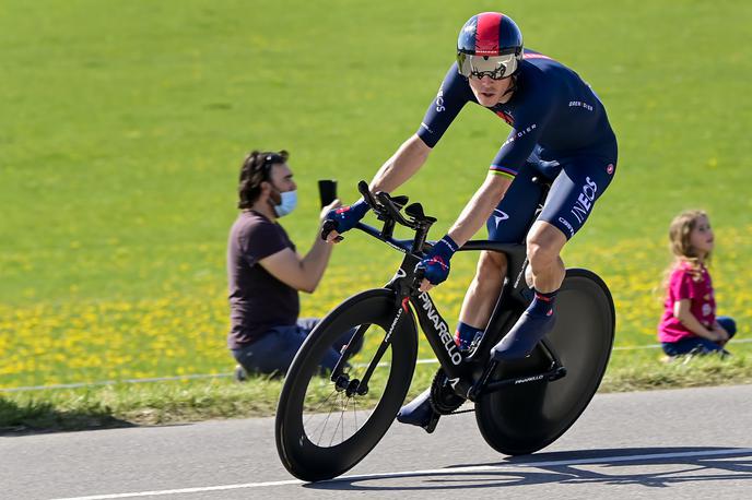 Rohan Dennis | Nekdanji član Bahraina Rohan Dennis je dobil prolog letošnje dirke po Romandiji. | Foto Guliverimage