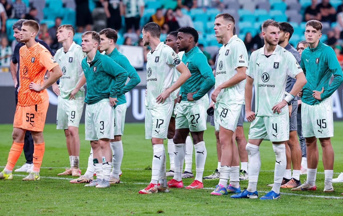 Olimpija Noah | Nogometaši Olimpije so v četrtek proti Noahu doživeli najvišji evropski poraz v tej sezoni. | Foto Aleš Fevžer