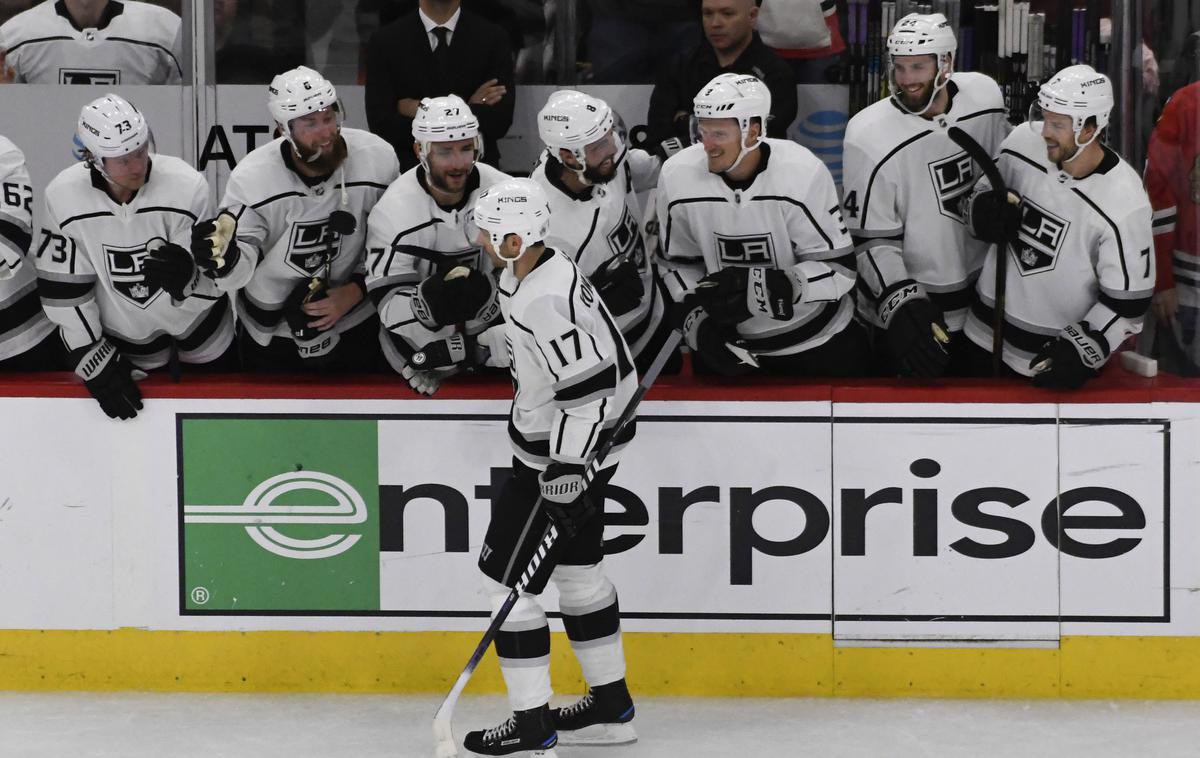 Los Angeles Kings | Hokejisti Los Angeles Kings so v derbiju začelja lige NHL pokvarili načrte St. Louisu. | Foto Reuters