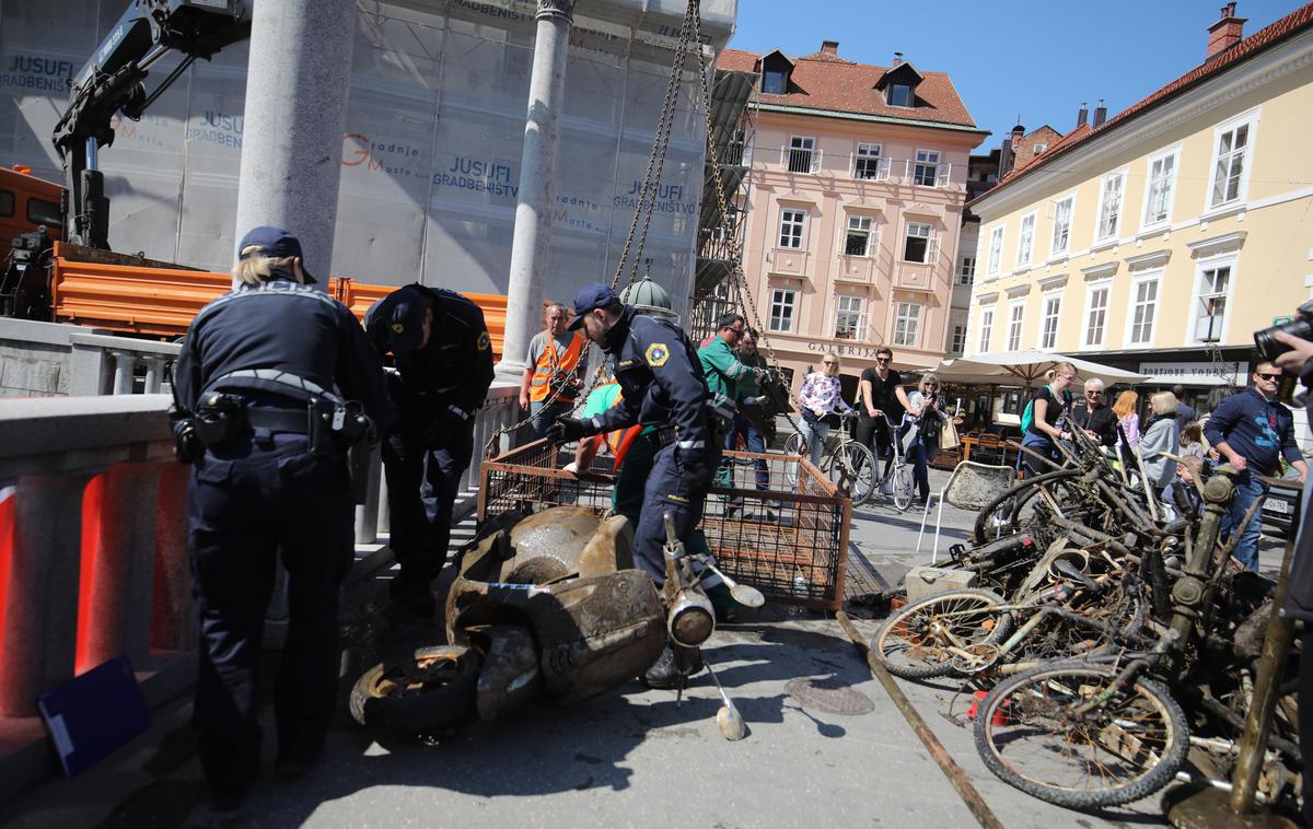 čistilna akcija Ljubljanica | Foto STA