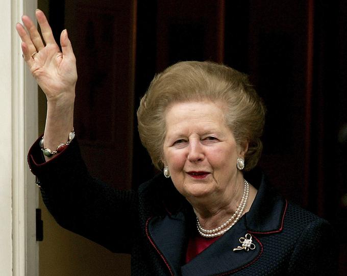 Margaret Thatcher je britansko vlado vodila od leta 1979 do leta 1990. Zaradi možganske kapi je aprila 2013 umrla v Londonu. | Foto: Reuters