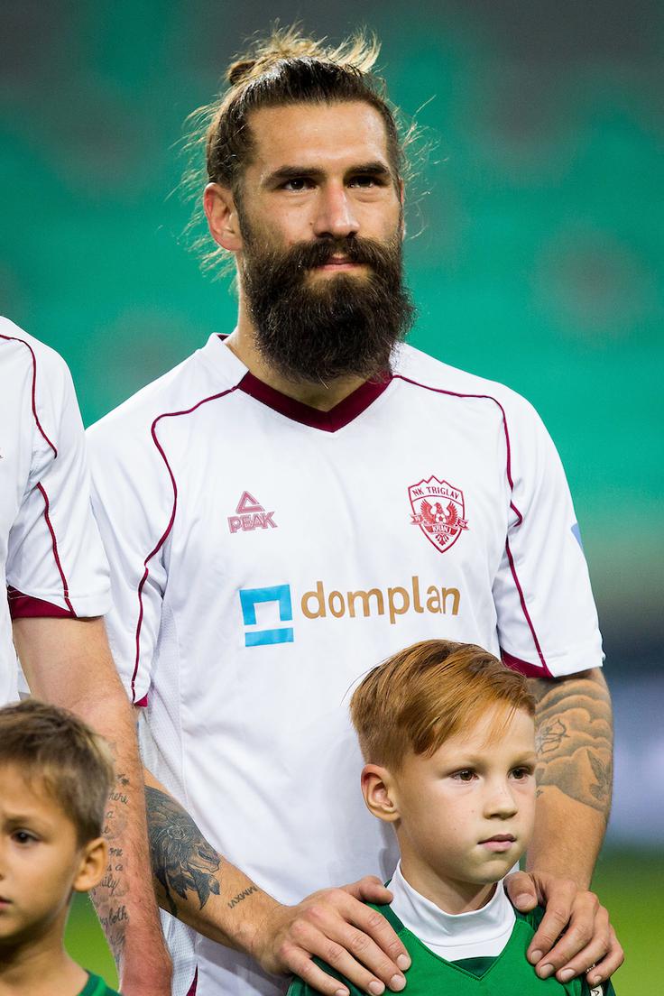 Luka Majcen Je najboljši strelec v zgodovini in rekorder Triglava po številu nastopov v prvi ligi. | Foto: Žiga Zupan/Sportida