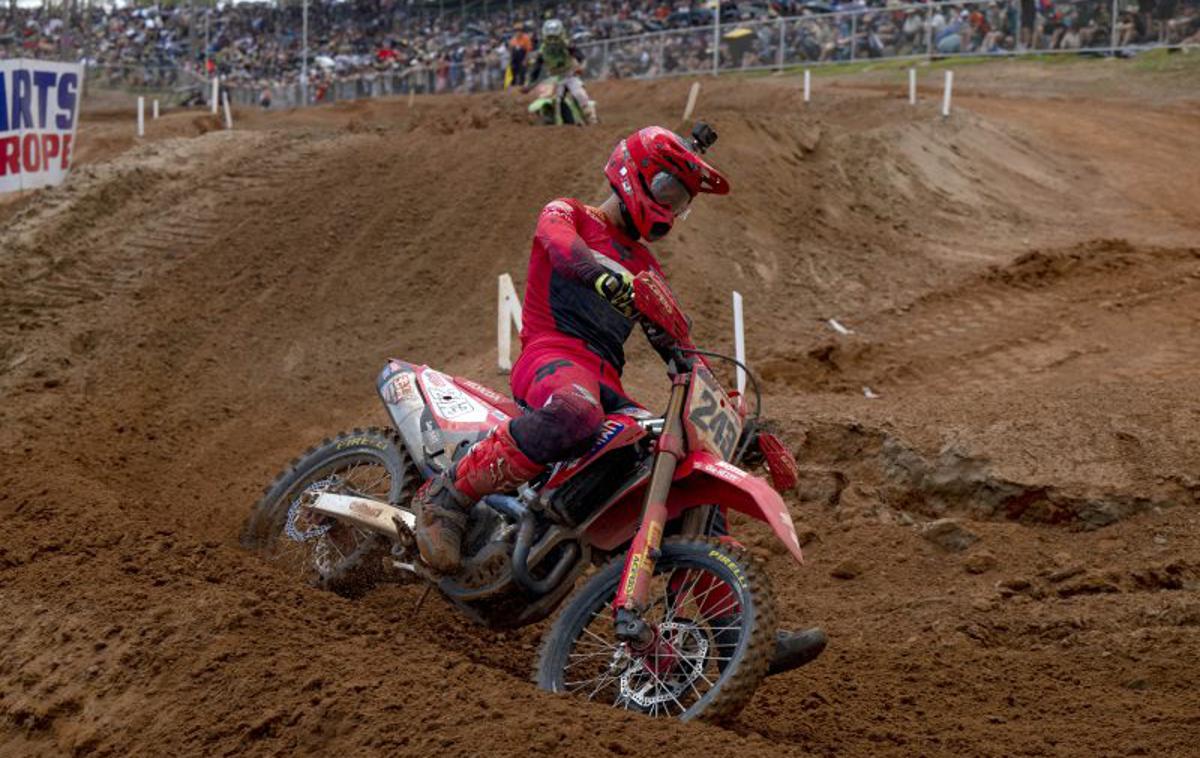 Tim Gajser Avstralija | Tim Gajser je po poškodbi odpeljal pet dirk in bil dvakrat na zmagovalnem balkonu. | Foto Honda Racing/ShotbyBavo
