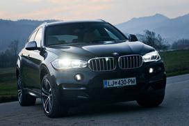 BMW X6 M 50d - fotogalerija testnega vozila