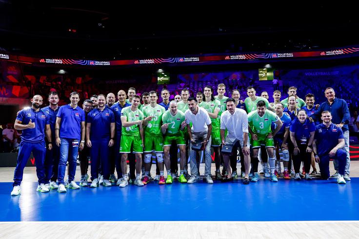 Slovenija Bolgarija Odbojka | Foto: Aleš Fevžer