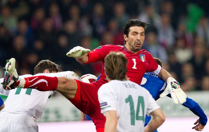 V dresu italijanske izbrane vrste se je večkrat pomeril tudi proti Sloveniji. | Foto: Vid Ponikvar