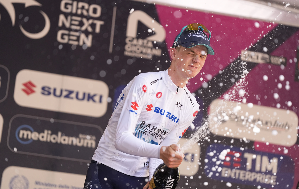 Jakob Omrzel Giro d'Italia Next Gen 2025 | Za Jakoba Omrzela, najboljšega mladega kolesarja na Giru za kolesarje do 23 let, je danes zelo pomembna etapa.  | Foto LaPresse